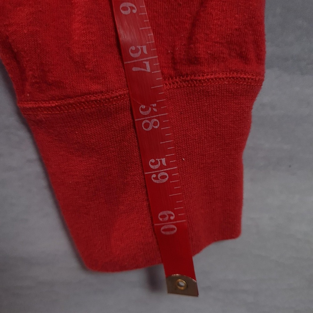 LL Bean Long Johns Mens Large Red Thermal Union Suit Button Front One Piece - Picture 14 of 16